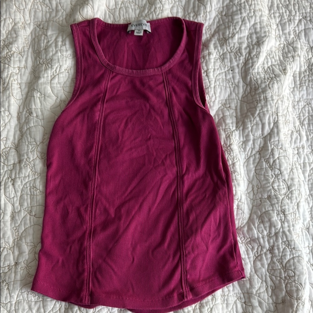 Evereve XS Women's Sleeveless Top - Berry